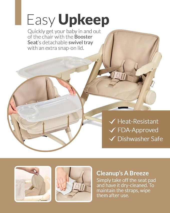 Feed Me 3-in-1 Travel High Chair Booster Seat - Image 5