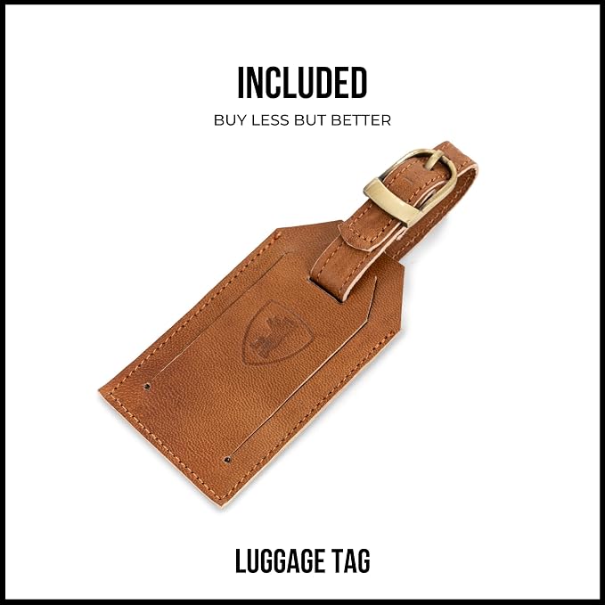 Berliner Bags Vintage Genuine Leather Duffle Austin XL - Image 7