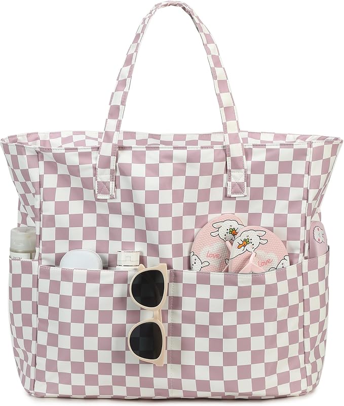 LEDAOU Beach Bag Waterproof Sandproof Women Tote Bag Pool Bag by LEDAOU