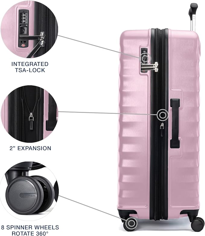 Travelpro Maxlite Air V2 Hardside Expandable Checked Luggage, 8 Spinner Wheels - Image 4