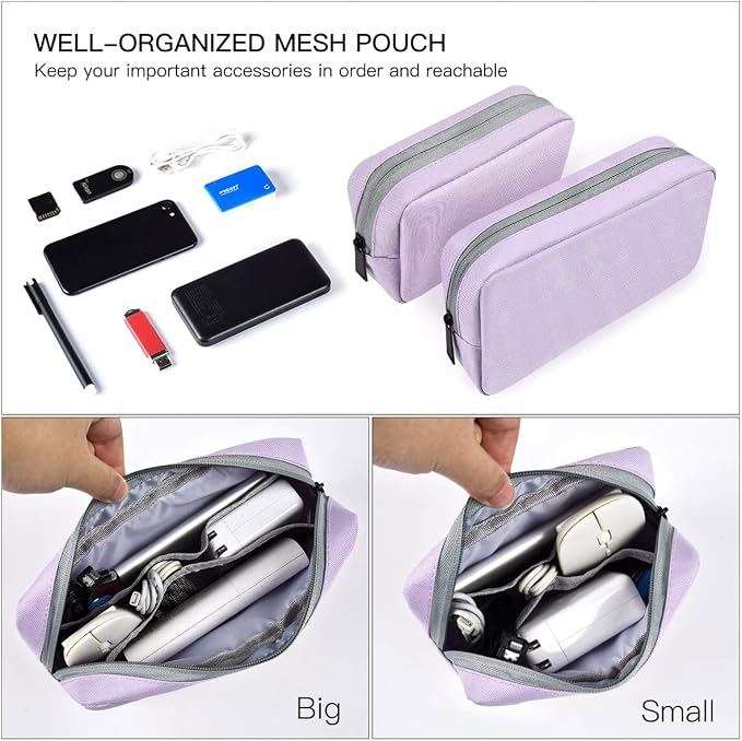 Universal Electronics Accessories Bag Pouch, Power Adapter, Laptop Mouse - Image 3