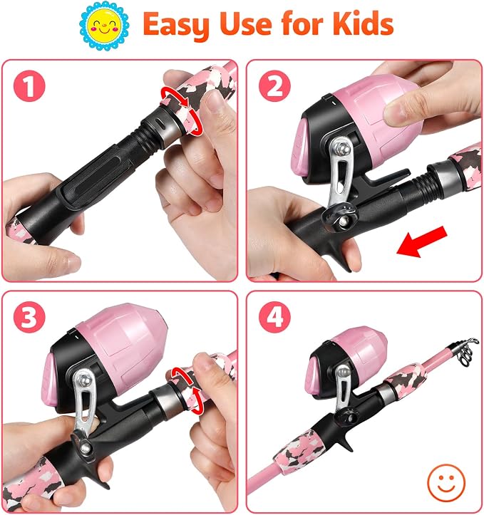 PLUSINNO Kids Fishing Pole - Image 4