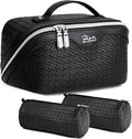 BOYATU Travel Makeup Bags for Women: 3-Set Large Capacity Make up Bags by BOYATU