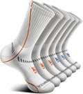 BULLIANT Compression Socks for Men 6Pairs, Athletic Crew Socks Cushioned For by BULLIANT