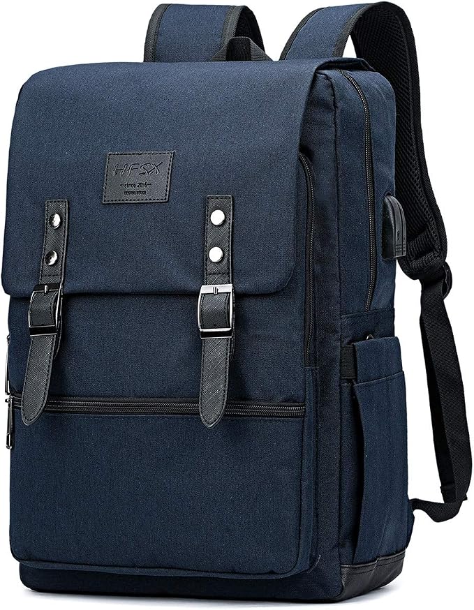 HFSX Anti Theft Laptop Backpack Men Women Business Travel Computer Backpack by HFSX