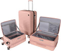 3-Piece 20/24 Top Opening Hardshell Lightweight Luggage and 28-Inch Clamshell by WireHot