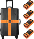 BILIONE 4 Pack Luggage Straps 79" Long Belts Keep Suitcase Secure While by BILIONE