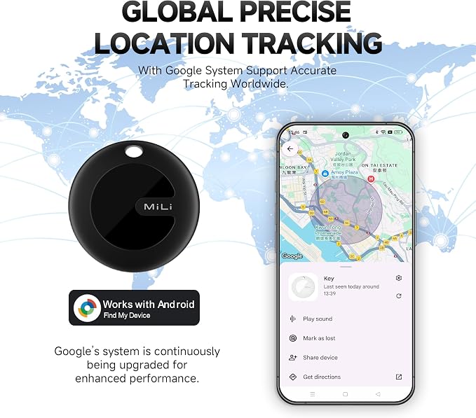 MiLi MiTag Bluetooth Tracker for Android, Google Certified Key Finder/Luggage - Image 5