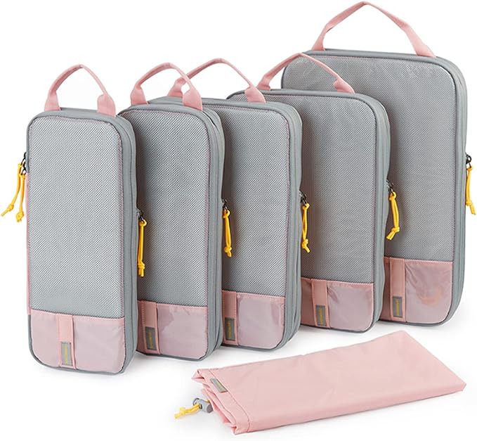BAGSMART 6 Set Compression Packing Cubes by BAGSMART