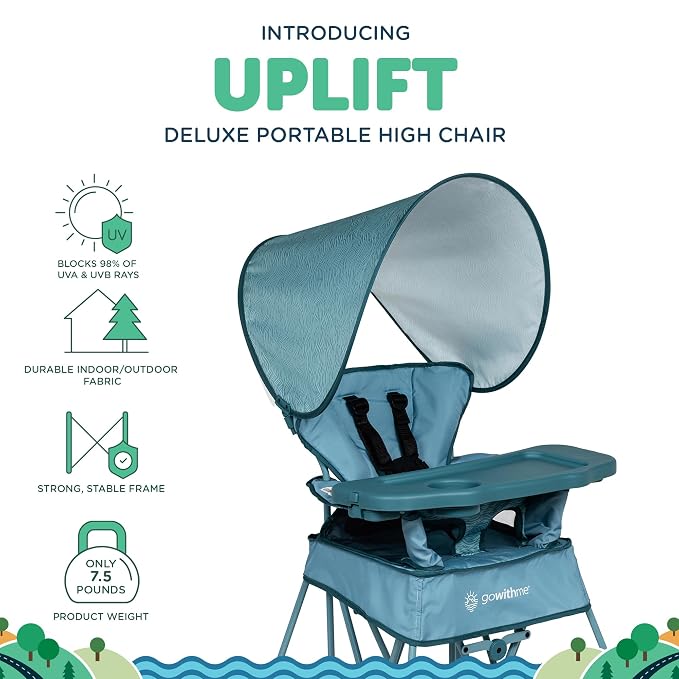 Baby Delight Go with Me Uplift Deluxe Portable High Chair | Travel High Chair | - Image 2