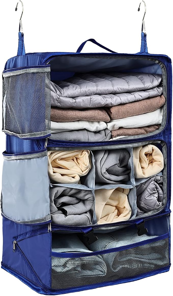 TABITORA Travel Portable Hanging Shelves Closet Organizer Packing Luggage by TABITORA%EF%BC%9ANewStart%EF%BC%8CNewLife