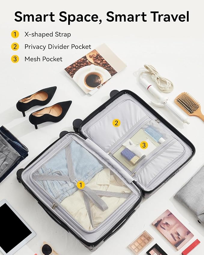 LUGGEX Luggage with Spinner Wheels - Image 6