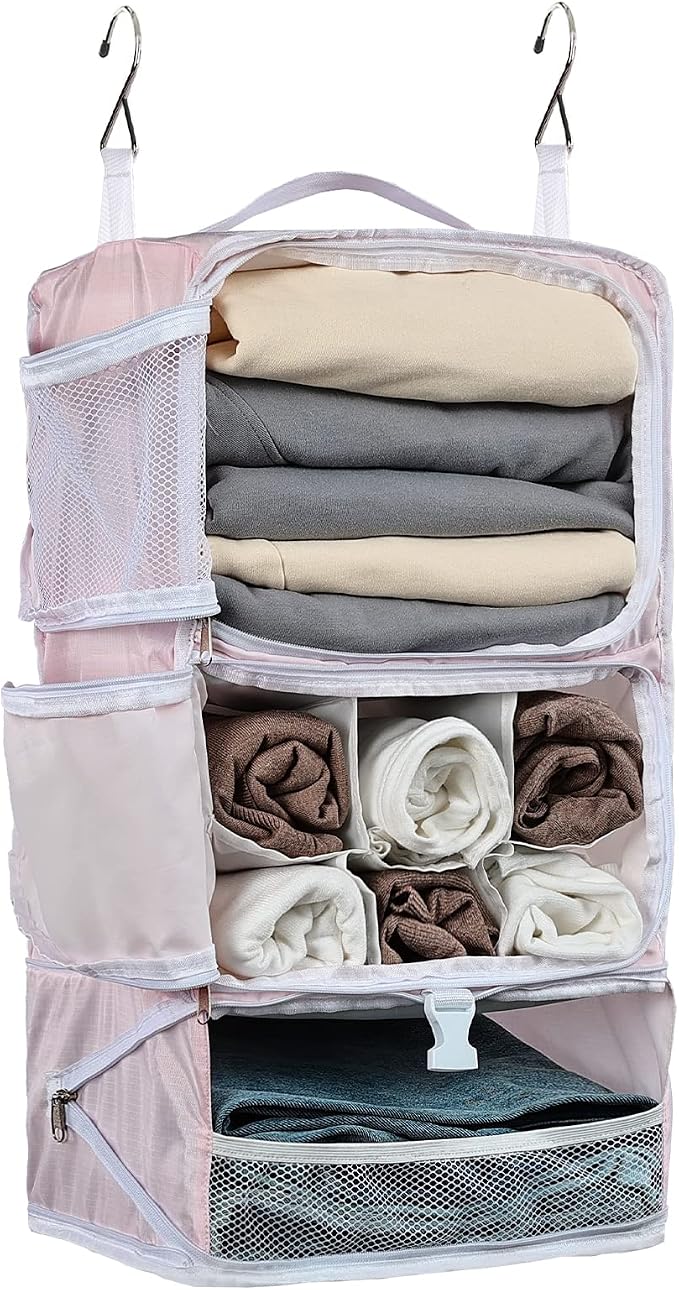 TABITORA Travel Portable Hanging Shelves Closet Organizer Packing Luggage by TABITORA%EF%BC%9ANewStart%EF%BC%8CNewLife