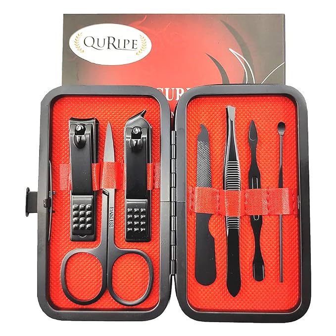 7pcs Manicure set, Nail Clippers Kit, Stainless Steel Manicure Kit, Nail - Image 6