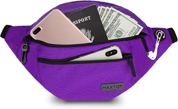 MAXTOP Large Crossbody Fanny Pack by MAXTOP
