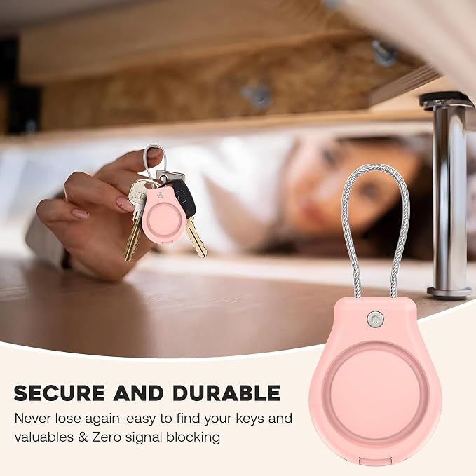Waterproof AirTag Keychain Holder, Air tag Lock Case - Image 2