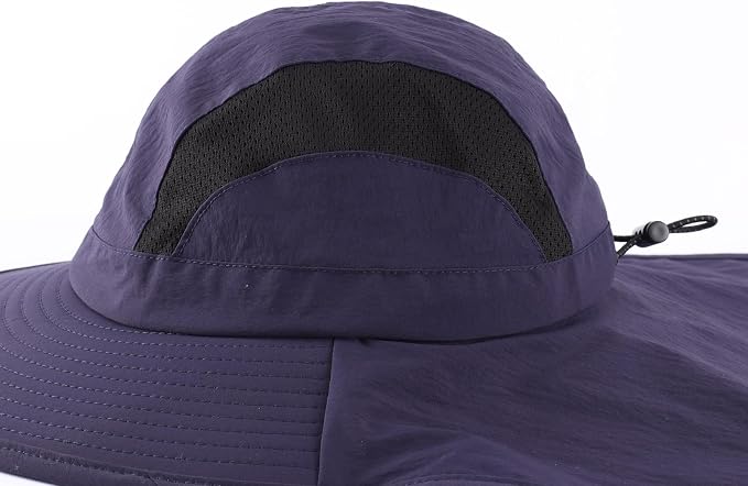 Home Prefer UPF 50+ Sun Hats for Men Women Wide Brim Fishing Hat - Image 7