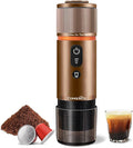 CONQUECO Portable Espresso Coffee Machine: 12V Electric Small Travel Expresso by CONQUECO