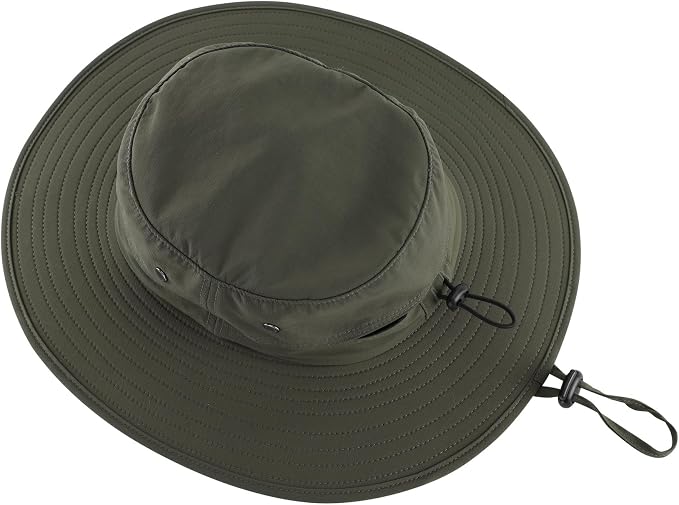Home Prefer UPF50+ Mens Sun Hat Wide Brim Fishing Hat Sun Protection Beach - Image 6