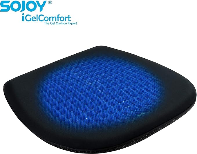 Sojoy Coccyx Gel Seat Cushion- Orthopedic Memory Foam Chair Cushions - Image 8