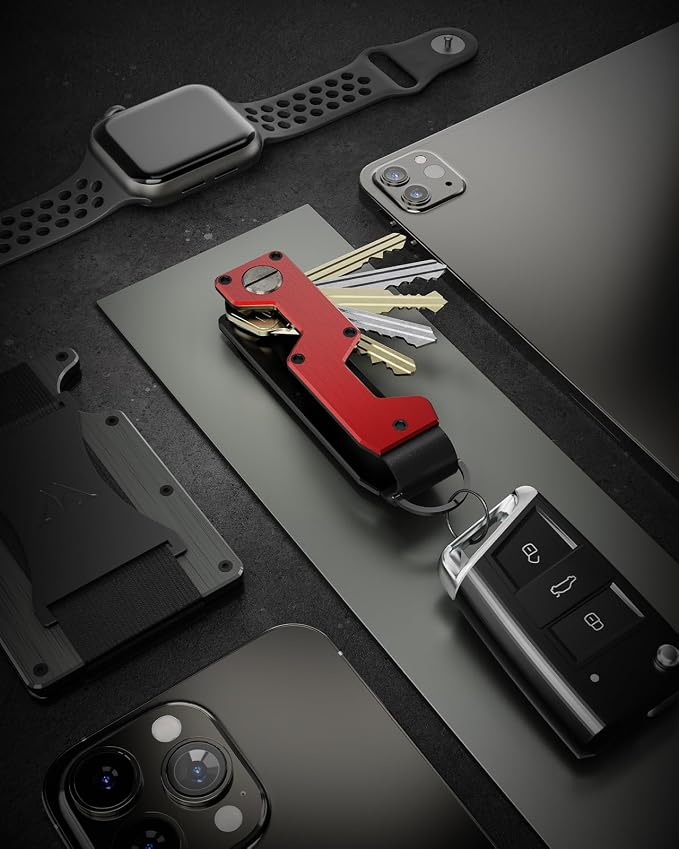 Key Organizer Compact Key Holder Metal Key Chain Minimalist key case key holder - Image 5