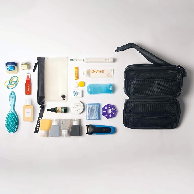 Gravel Hanging Toiletry Bag – Water-Resistant Dopp Kit - Image 2