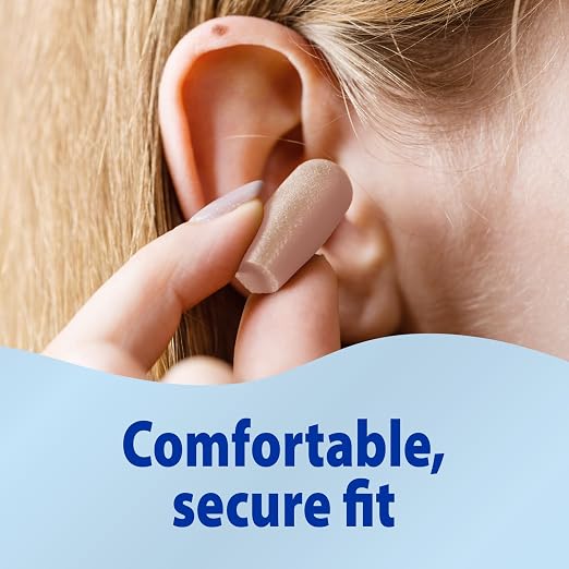 ThereCare Soft Foam Earplugs | 30 dB Noise Reduction | Slim-Fit | 50 Pairs Per - Image 4