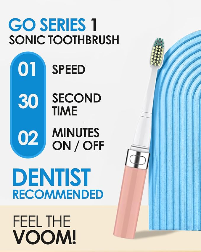 Voom Sonic Go 1 Series Travel Electric Toothbrush | Travel Toothbrushes - Image 3