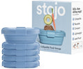 STOJO Collapsible Sandwich Box – 24oz, Reusable Food Storage Container by stojo