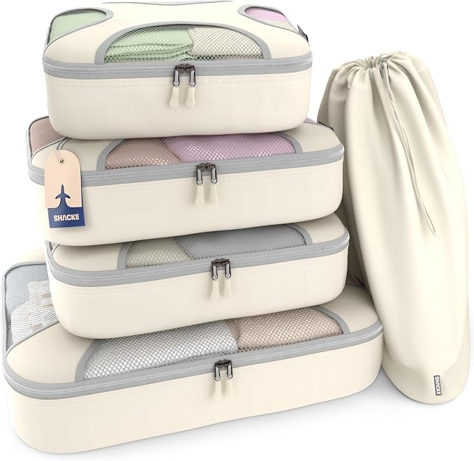 Shacke Premium 5 Packing Cubes Set by Shacke
