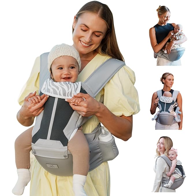 Baby Carrier, MOMTORY Safety-Certified 6-in-1 Baby Carrier by MOMTORY