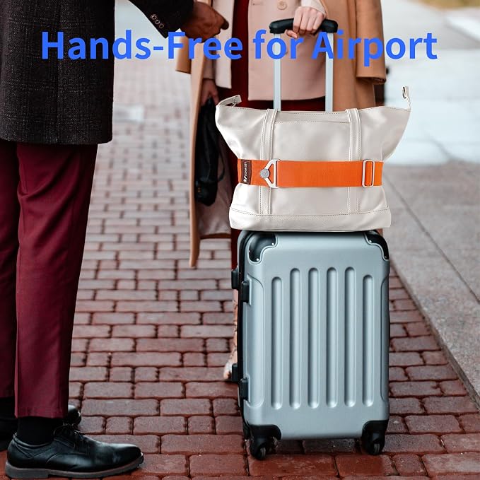 Luggage Straps for Suitcases Add a Bag Luggage Strap, 2-in-1 Travel Belt for - Image 2