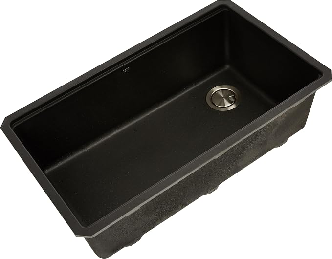 KRAUS Bellucci 32” in. Undermount Workstation Granite Kitchen Sink in Metallic - Image 4