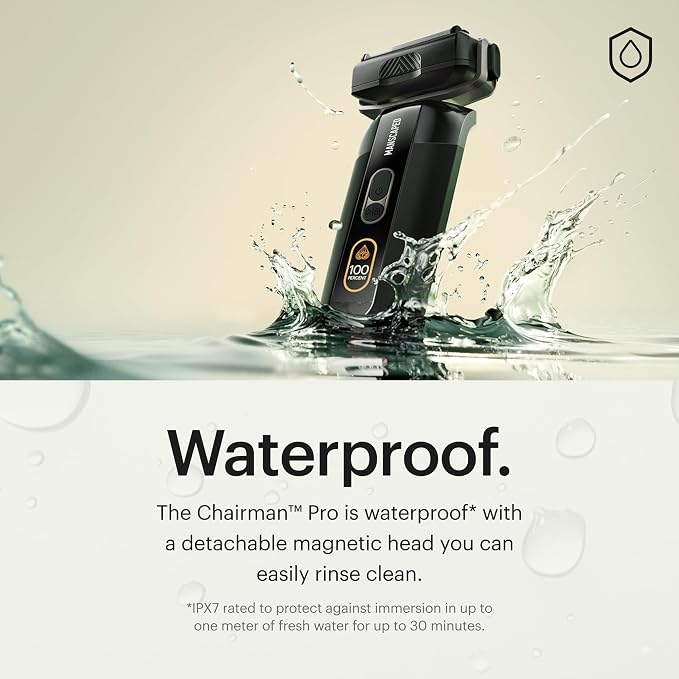 MANSCAPED® The Chairman™ PRO Men’s Electric Foil Face Shaver - Image 5