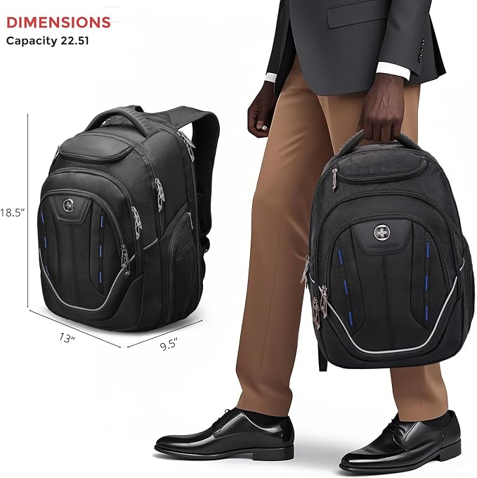 Swissdigital Design TSA Business Laptop Backpack - Image 2