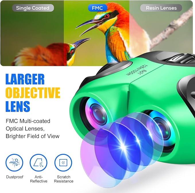 LET'S GO! Binocular for Kids, Compact High Resolution Shockproof Binoculars - Image 4