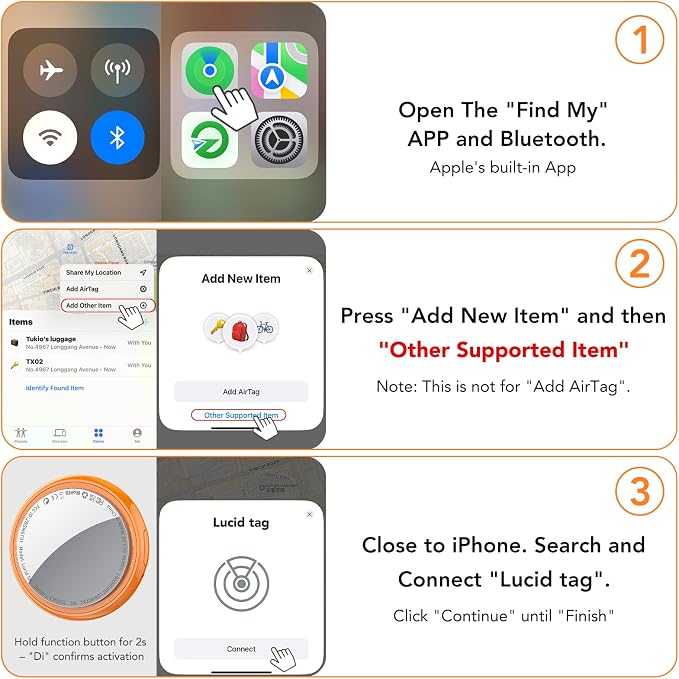 2025 New Air Tracker Tags-1 Pack, Replaceable Battery, Key Finder and Item - Image 9