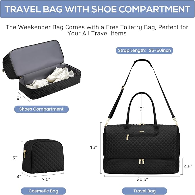 Travel Weekender Bags for Women - Image 3