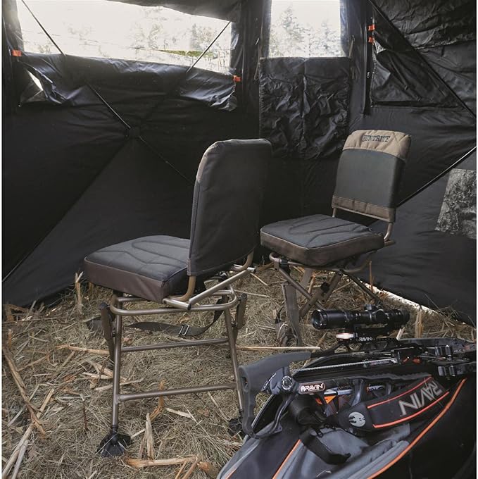 Guide Gear Huntrite 360 Swivel Hunting Blind Chair, 300 Pound Capacity - Image 6