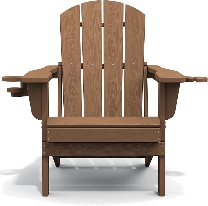 SERWALL Adirondack Chair with Cup Holders - Image 10