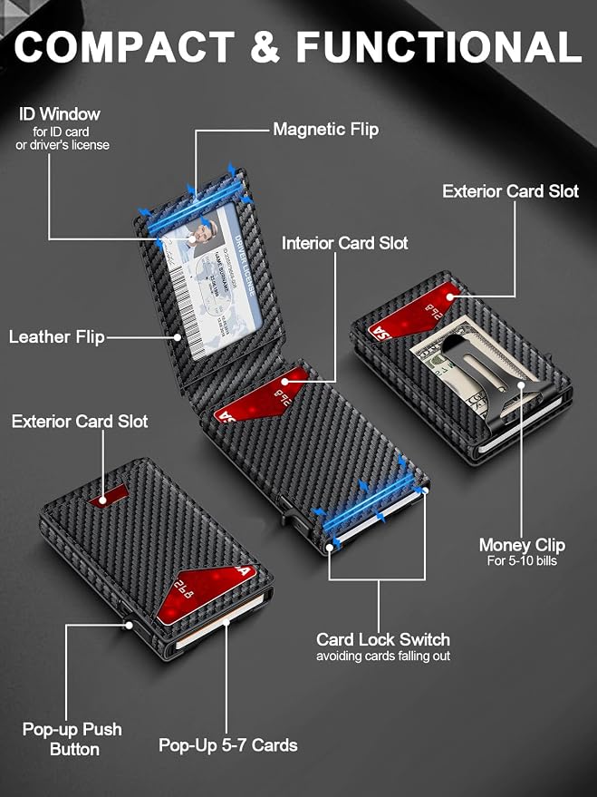 Wallet for Men RFID Wallet - Image 6