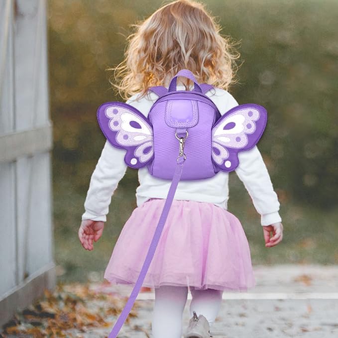 Accmor Toddler Harness Backpack Leash, Cute Butterfly Kid Backpacks - Image 5