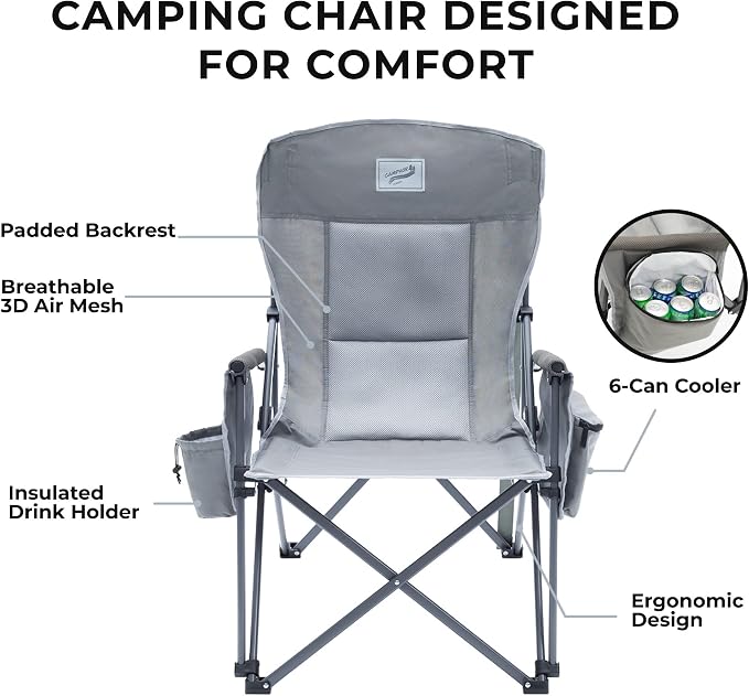Heavy Duty Portable Folding Camping Chair - Image 4