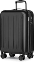 KYME Suitcase Hardshell With Double Spinner Wheels, PC+ABS TSA Lock Travel by KYME