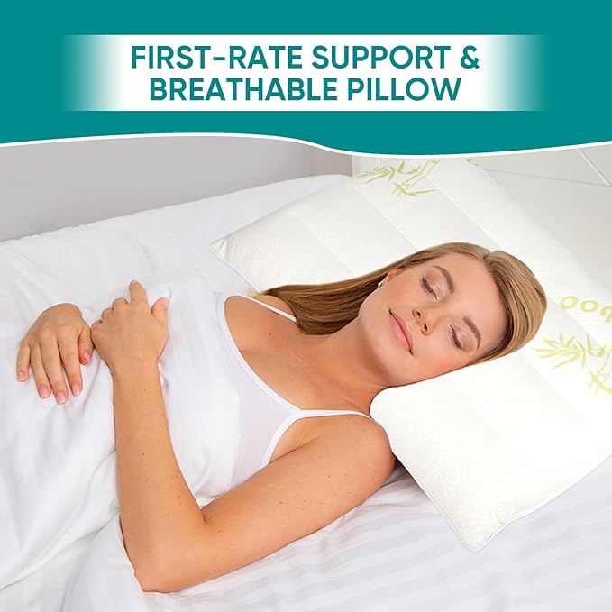 MINUPWELL 2 Packs Ultra Thin Pillows, Flat Pillows - Image 3
