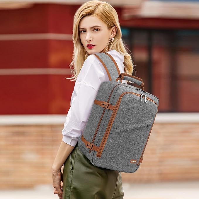 Kono Carry on Backpack, Waterproof Lightweight Daypack - Image 7