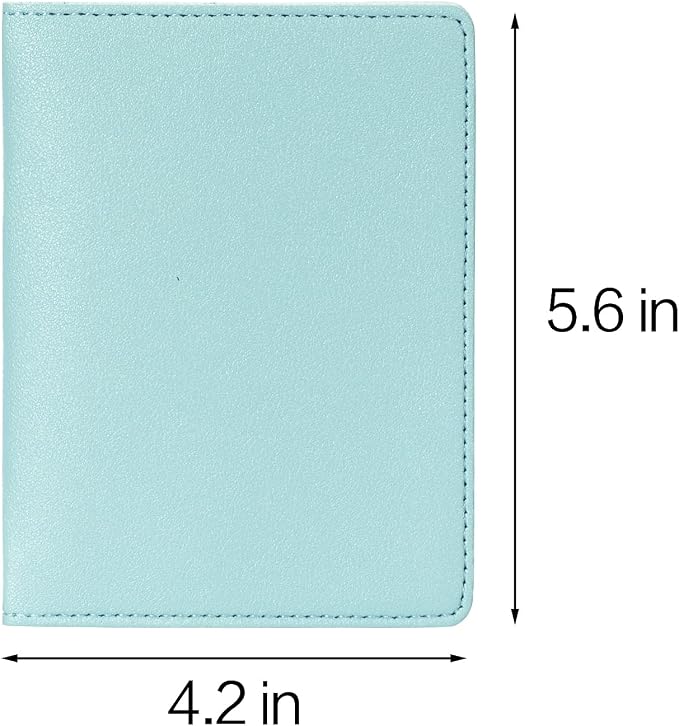 2 Pack Passport covers and Vaccine Card Holder PU Leather Passport Wallet - Image 2