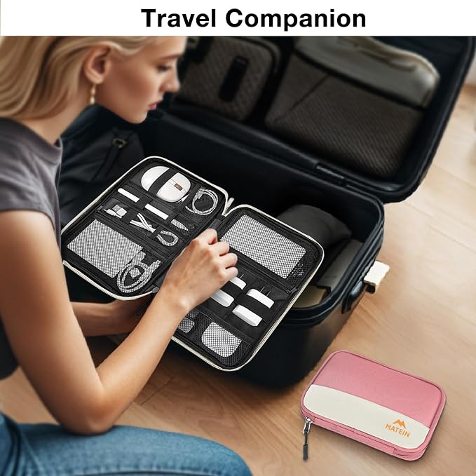 MATEIN Travel Cord Organizer Case 2 Pack - Image 4