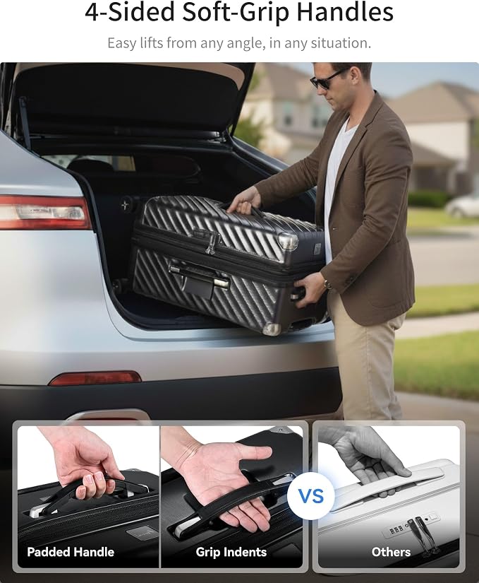 Trunk Luggage, Expandable PC Hard Shell Large Checked 28 Inch Suitcase - Image 8