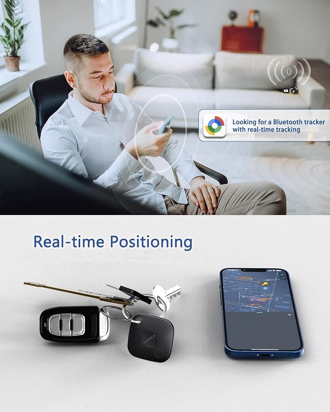 Real-time Positioning Air Tracker Tag, Key Finder, Work - Image 4